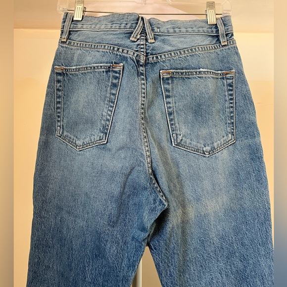 SLVRLAKE Women’s Distressed Beatnik High Waisted Blue Denim Jeans size 29 - Picture 6 of 9